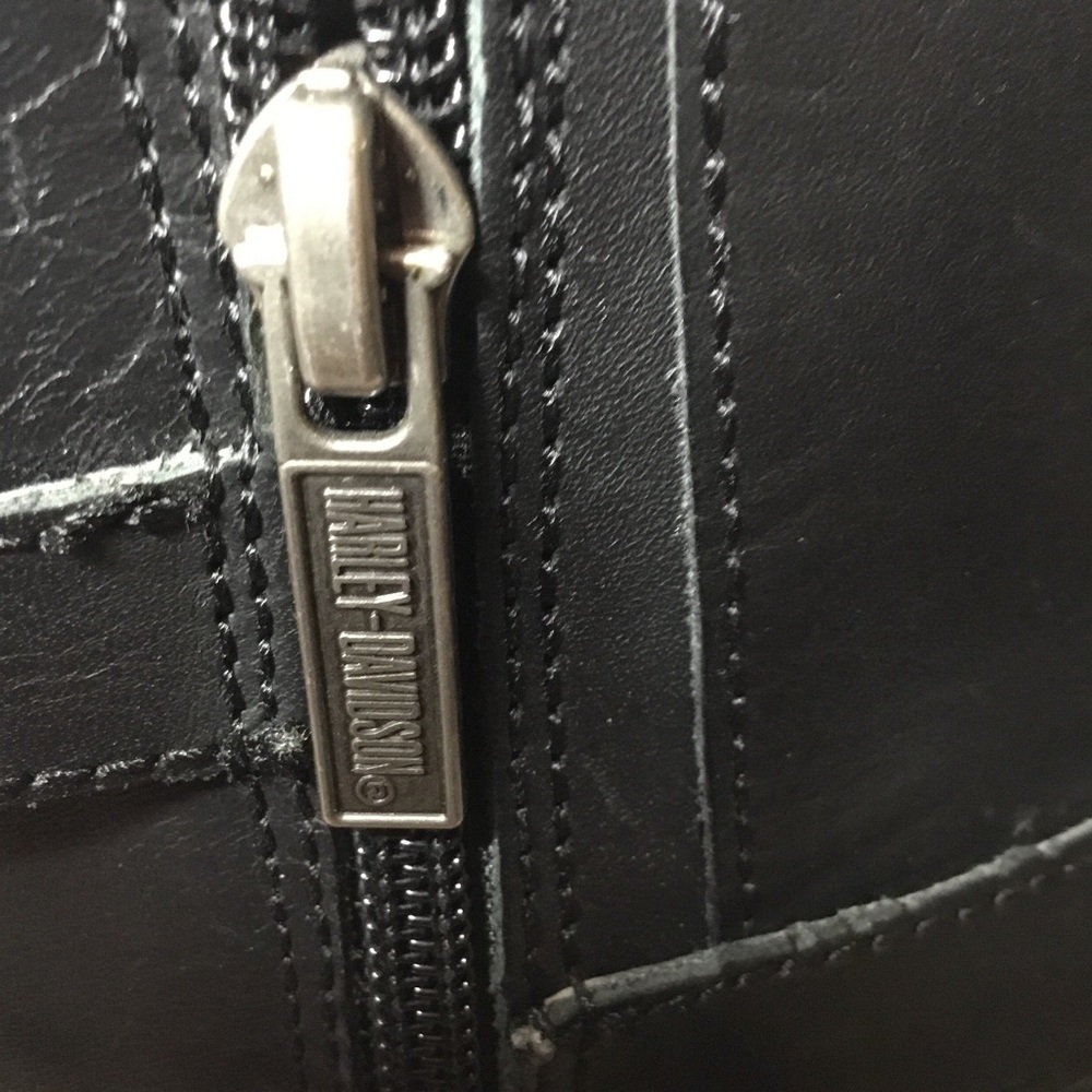 Harley-Davidson Black Heeled Boots - Picture 8 of 10